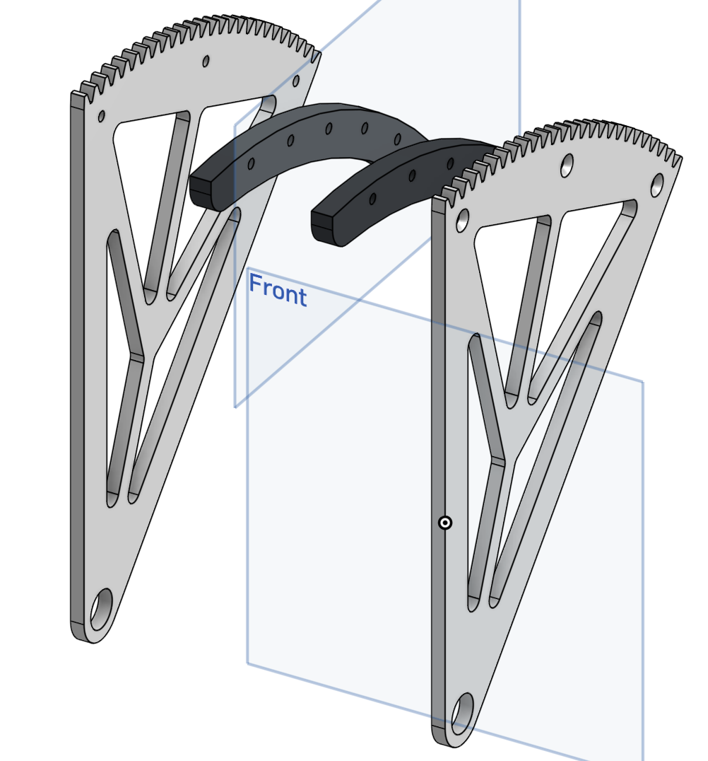 Onshape plate layout for the custom turret build